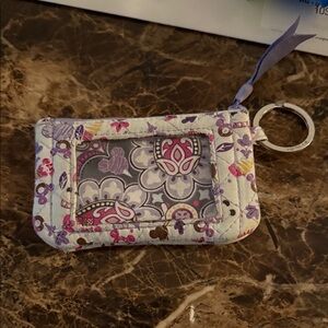 Vera Bradley Floral ID Wallet - Purple and Pink